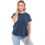 Women's American Giant Cotton Crew Neck Short Sleeve T-Shirt - 7