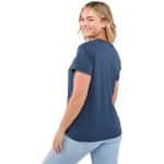 Women's American Giant Cotton Crew Neck Short Sleeve T-Shirt - 8